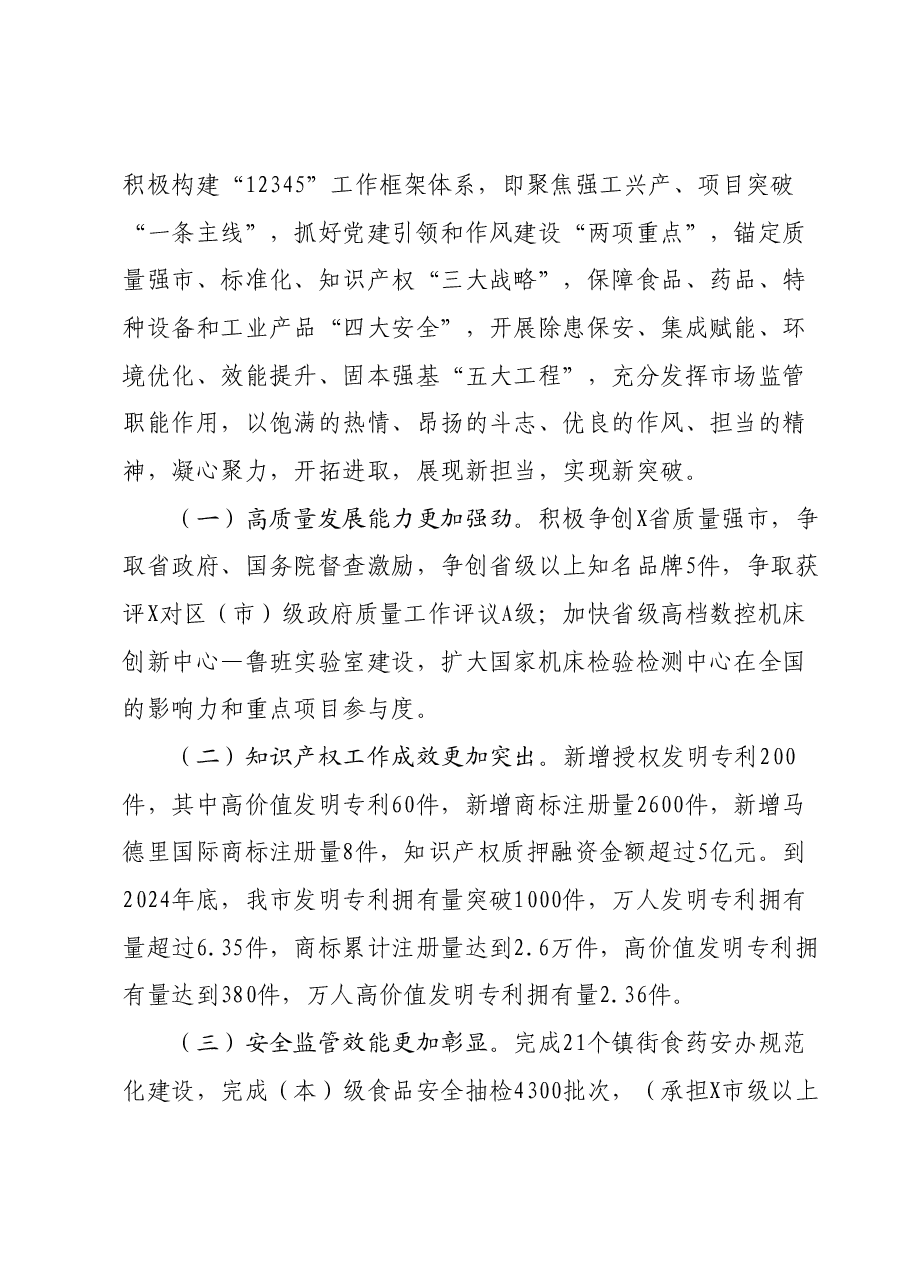 X市市场监督管理局2024年度工作要点.docx,第2页预览
