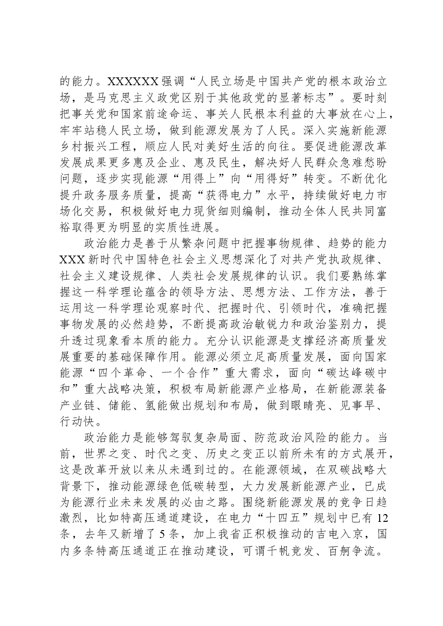 2024年专题党课:锚定双碳目标着力提升“三个能力”坚决扛起能源高质量发展重任.docx,第2页预览