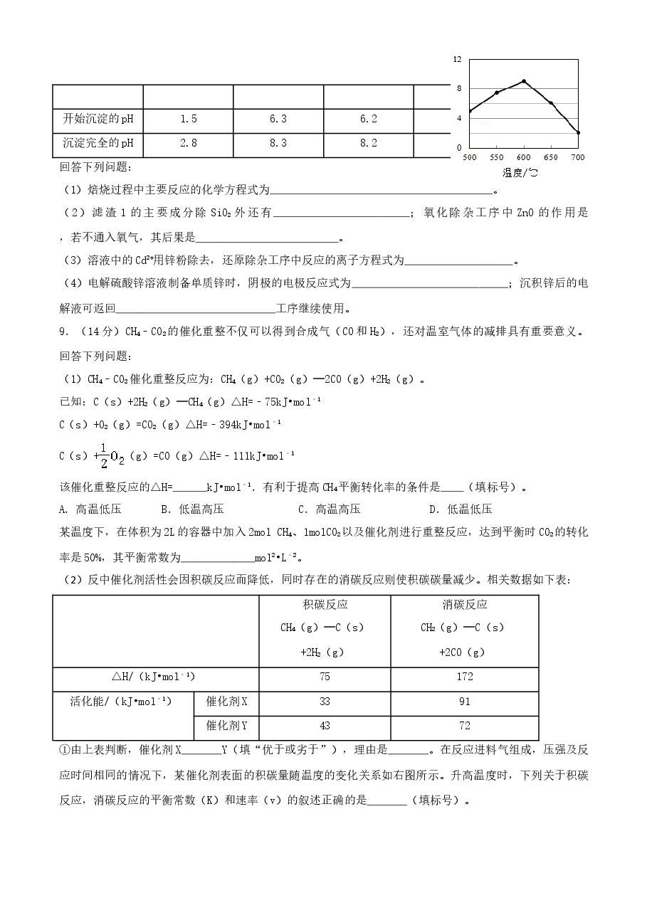 2018年普通高等学校招生全国统一考试【陕西化学真题+答案】.doc，第3页预览