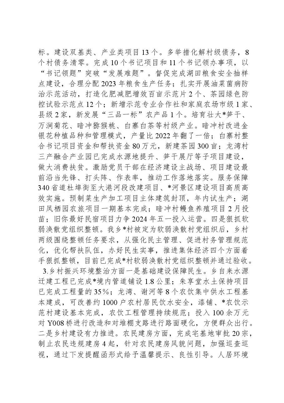 XX乡乡村组织振兴实施情况工作报告.docx,第3页预览