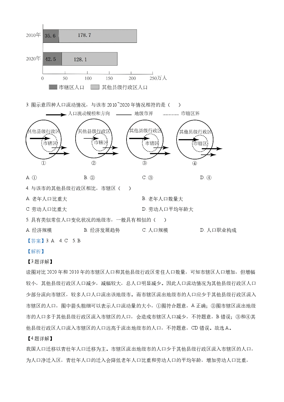 精品解析:2023年山东高考地理真题(解析版).docx,第2页预览