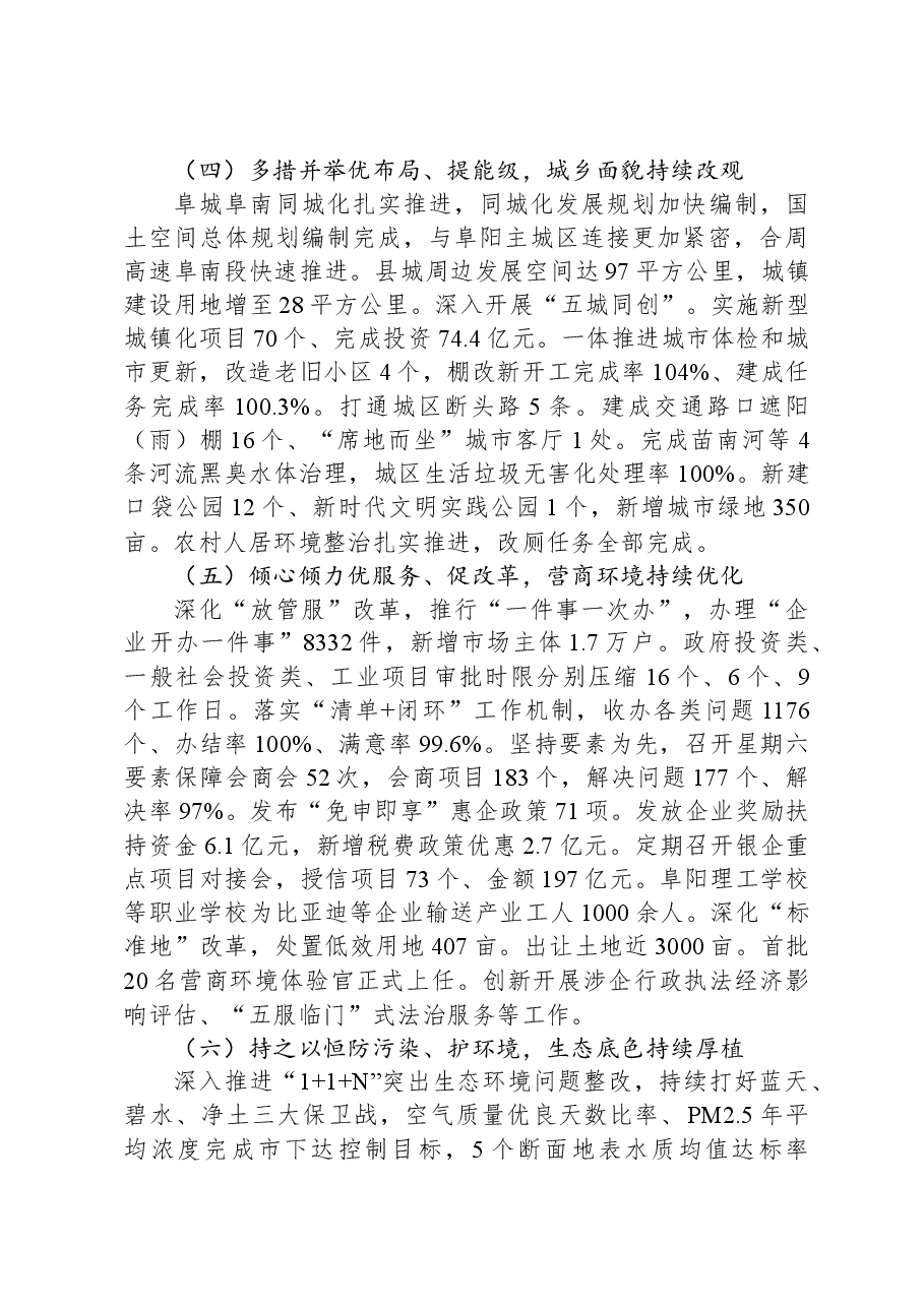 2024年阜南县政府工作报告.docx,第4页预览