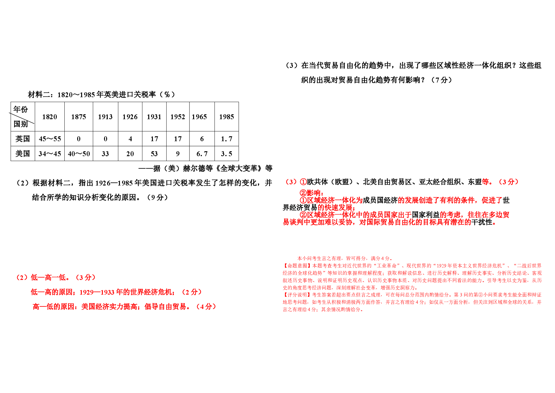 2010年广东高考历史试题及答案.doc,第3页预览