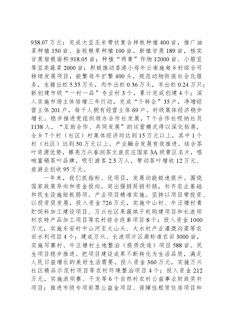 2024年万兴乡政府工作报告.docx,第2页预览