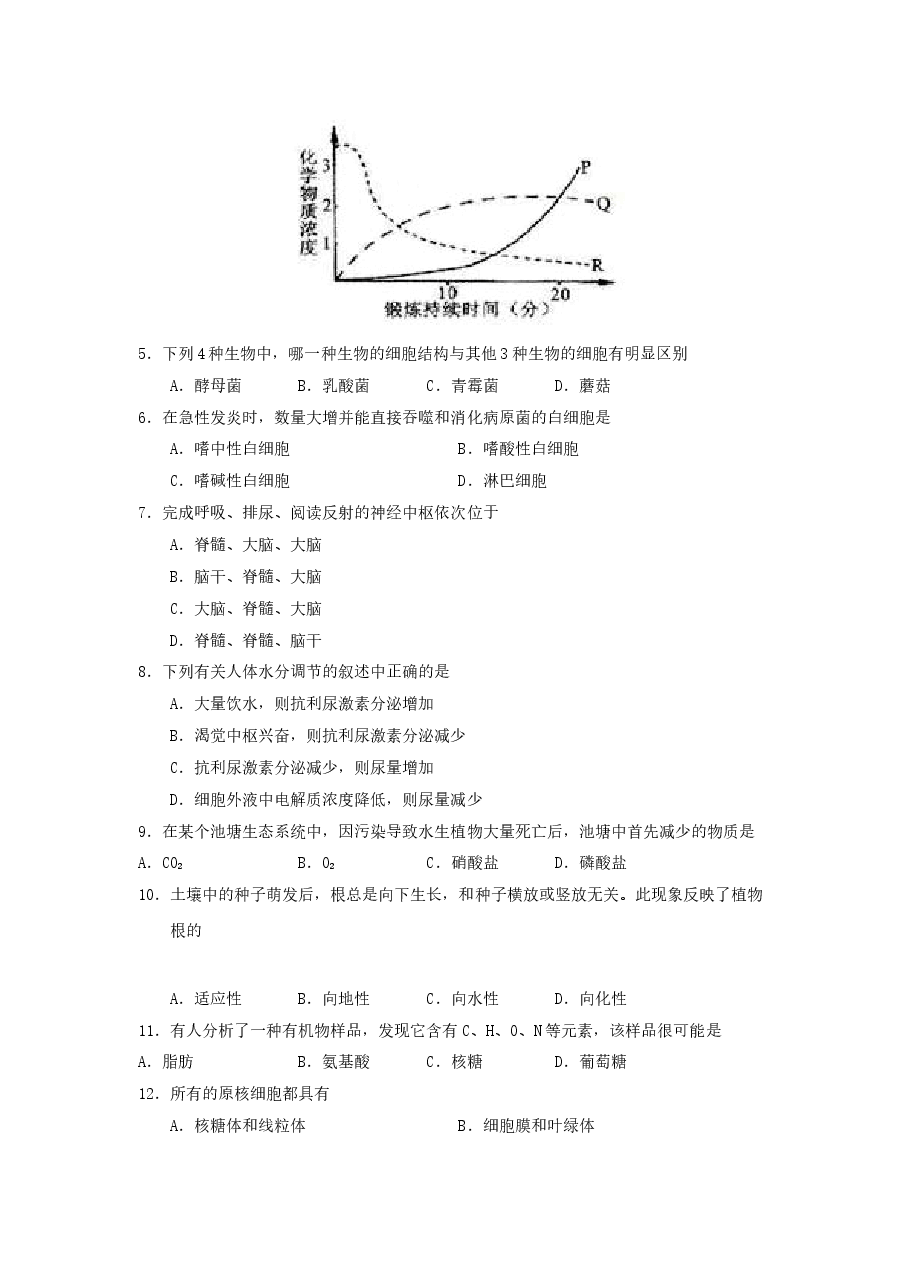 2000年上海高考生物真题及答案.doc,第2页预览