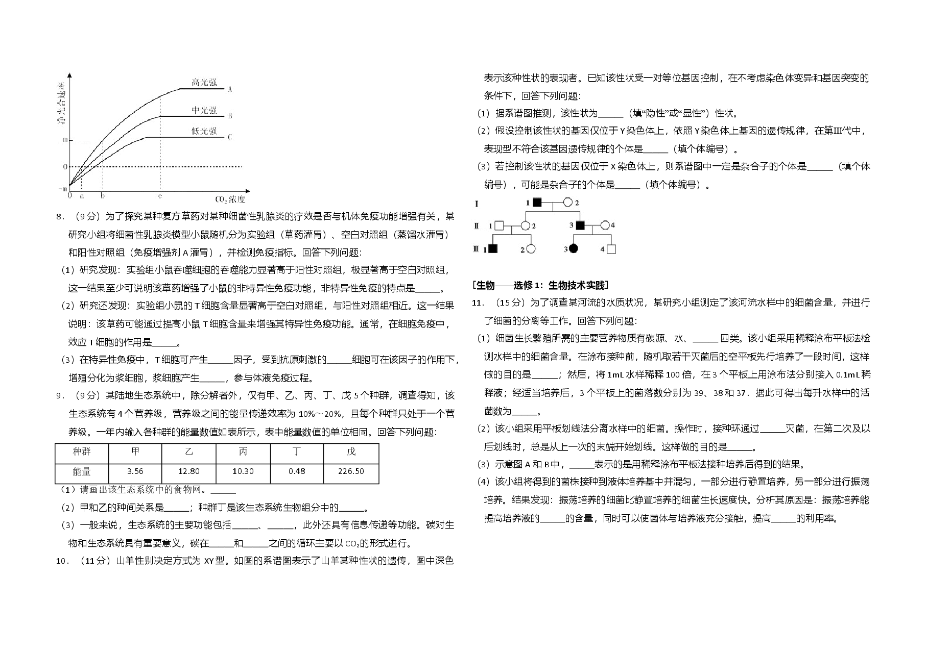 2014年全国统一高考生物试卷(新课标ⅱ)(含解析版).doc,第2页预览
