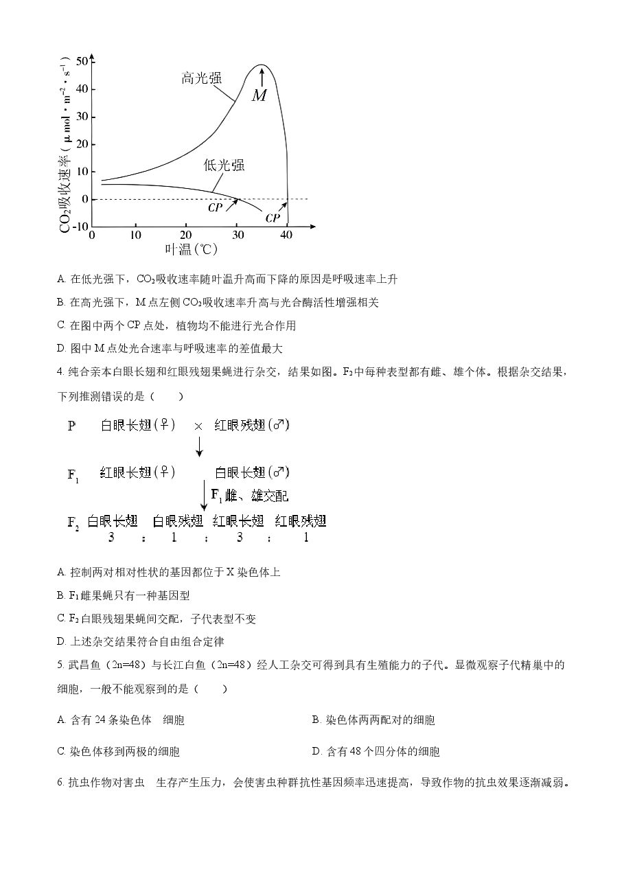 精品解析:2023年北京高考生物真题(原卷版).docx,第2页预览