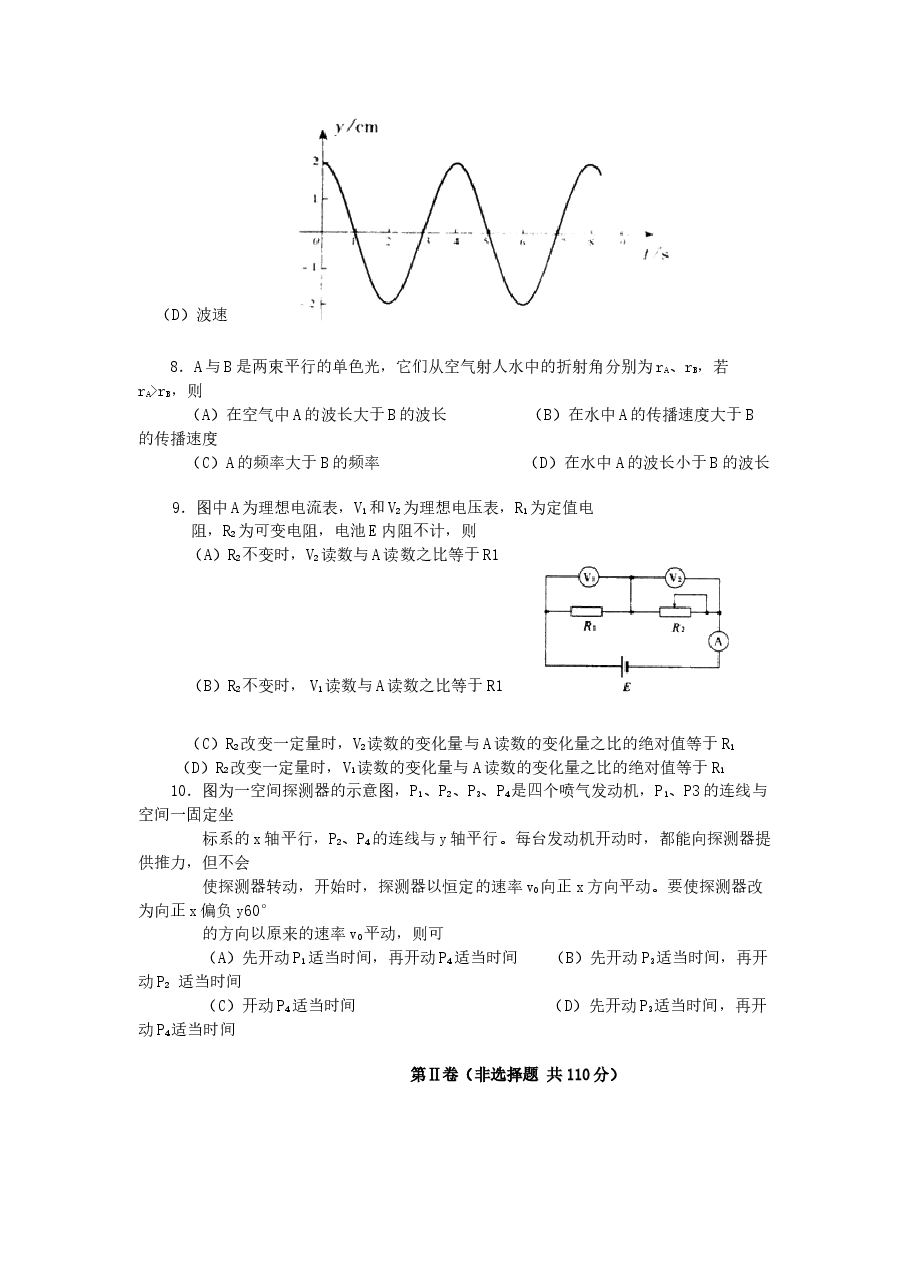 2000年广东高考物理真题及答案.doc,第3页预览