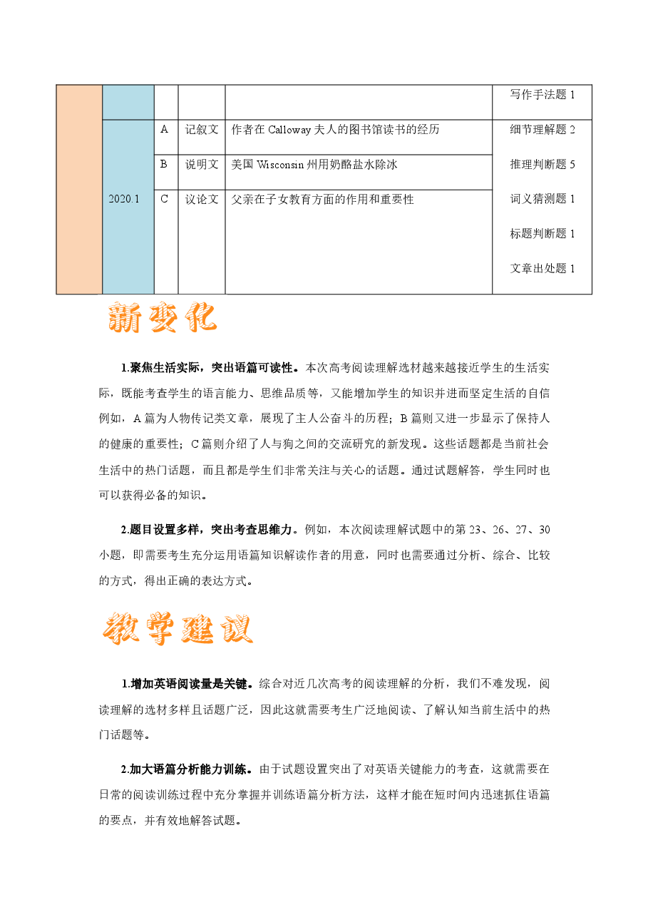 2021年6月浙江卷(试卷点评).docx,第3页预览