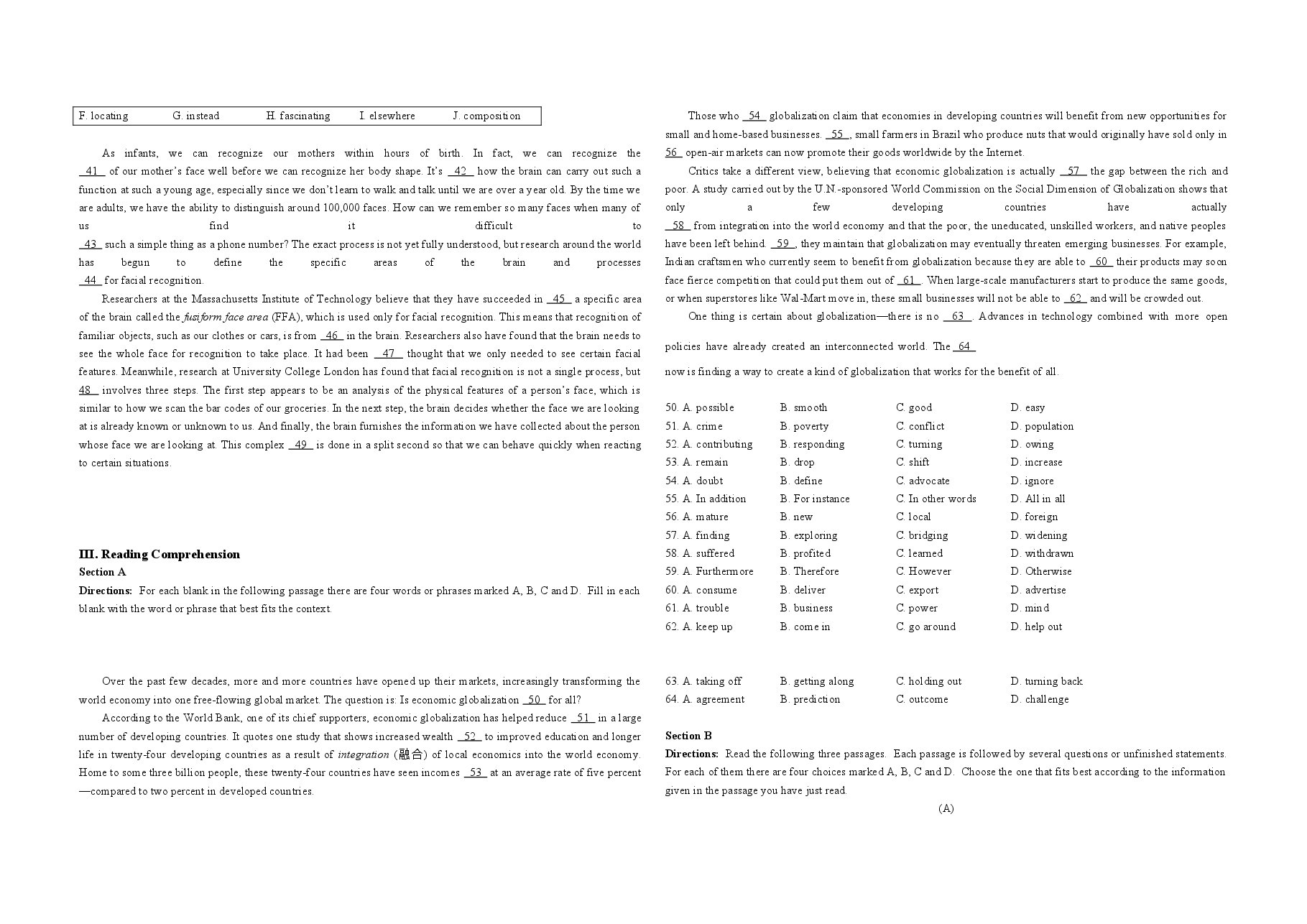 2013年上海高考英语试题及答案.doc,第3页预览