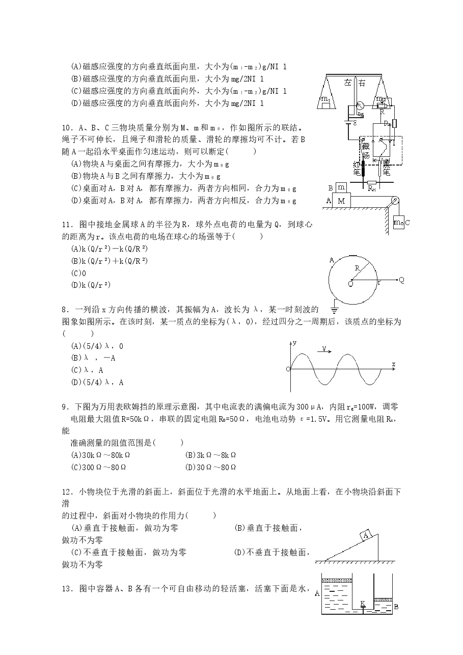 1993年江苏高考物理真题及答案.doc，第2页预览