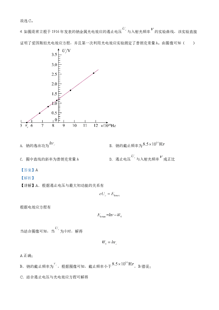 精品解析：2022年新高考河北物理高考真题（解析版）.doc，第4页预览