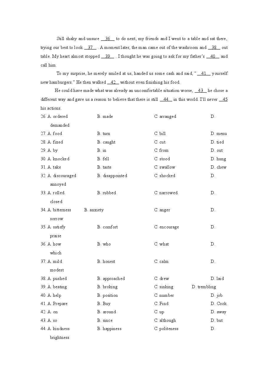 2013年陕西高考英语试题及答案.docx,第4页预览