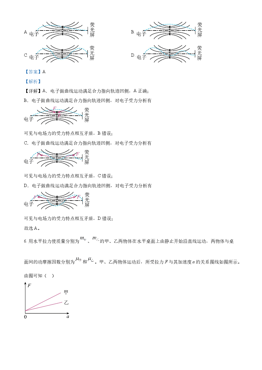 精品解析:2023年全国甲卷物理真题(解析版).docx,第3页预览