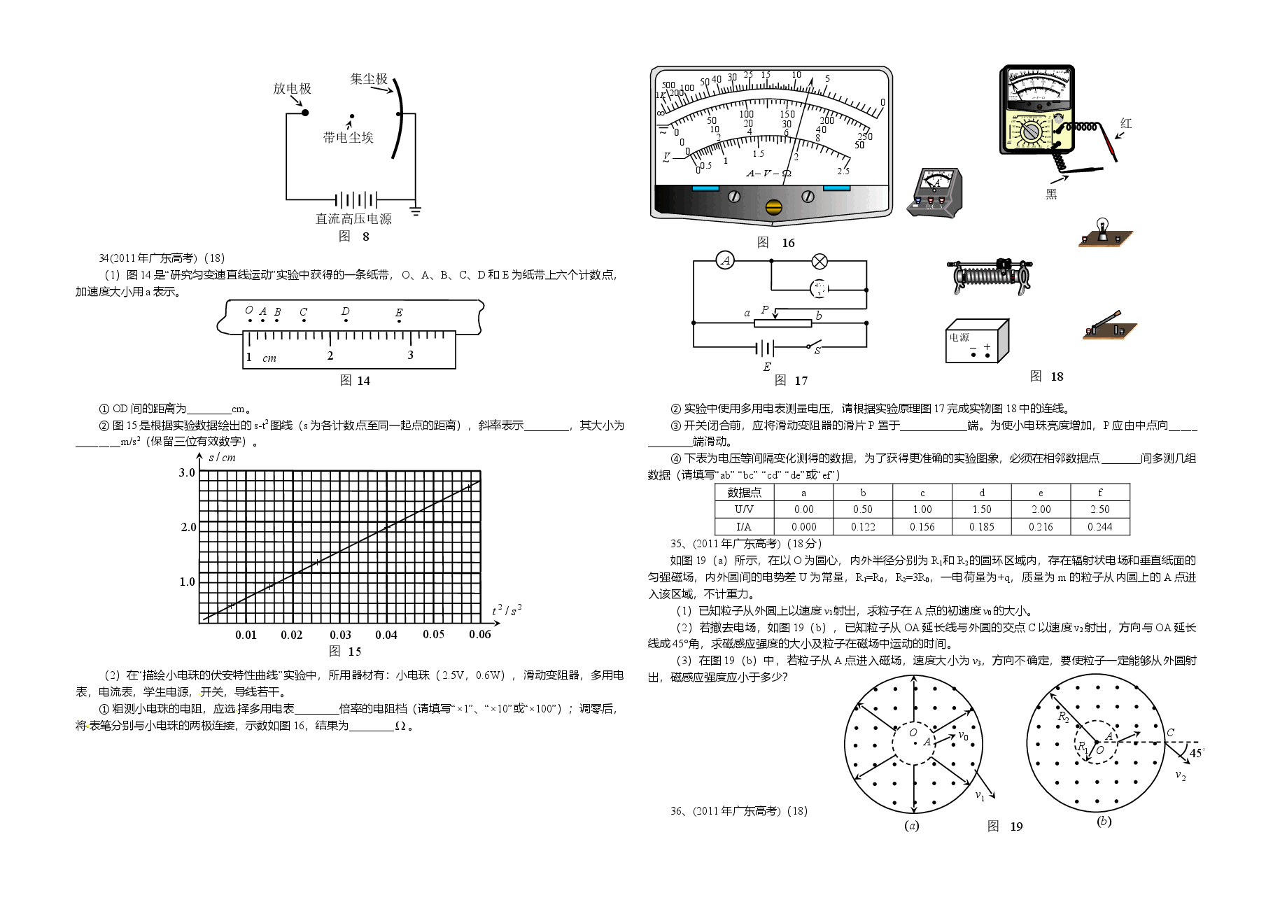 2011年广东高考物理试题及答案.doc，第2页预览