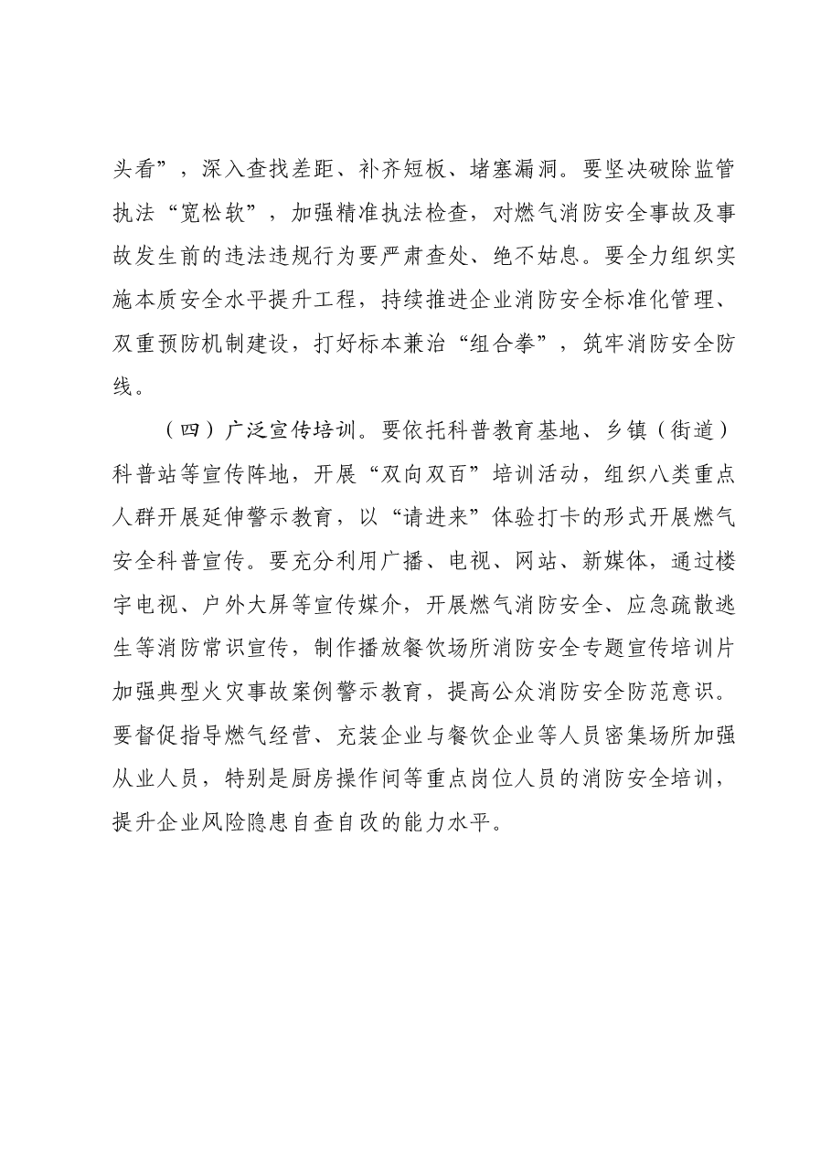 城镇燃气消防安全专项整治“回头看”工作方案.docx,第4页预览