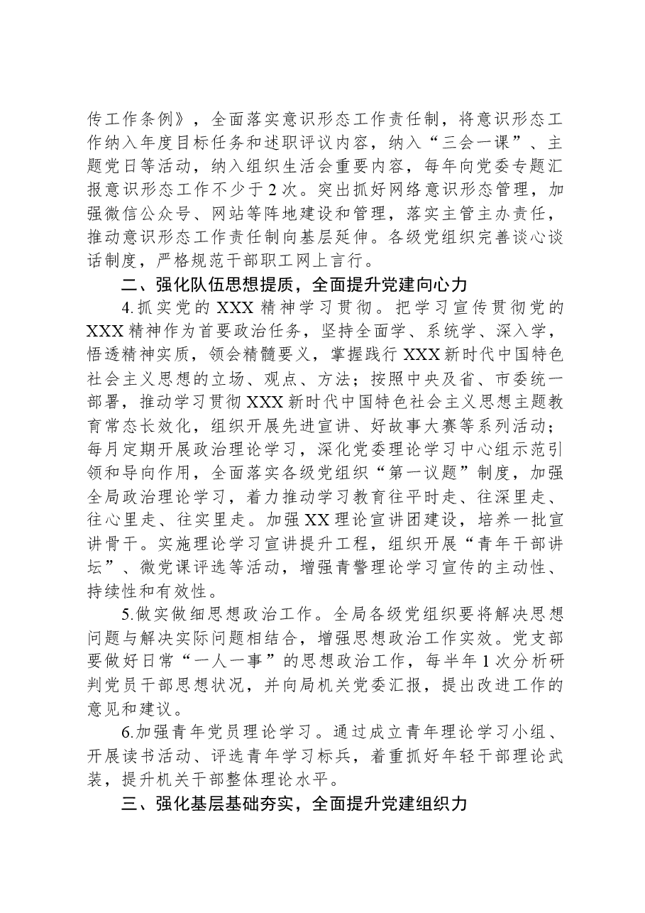 局机关2024年党建工作要点.docx,第2页预览