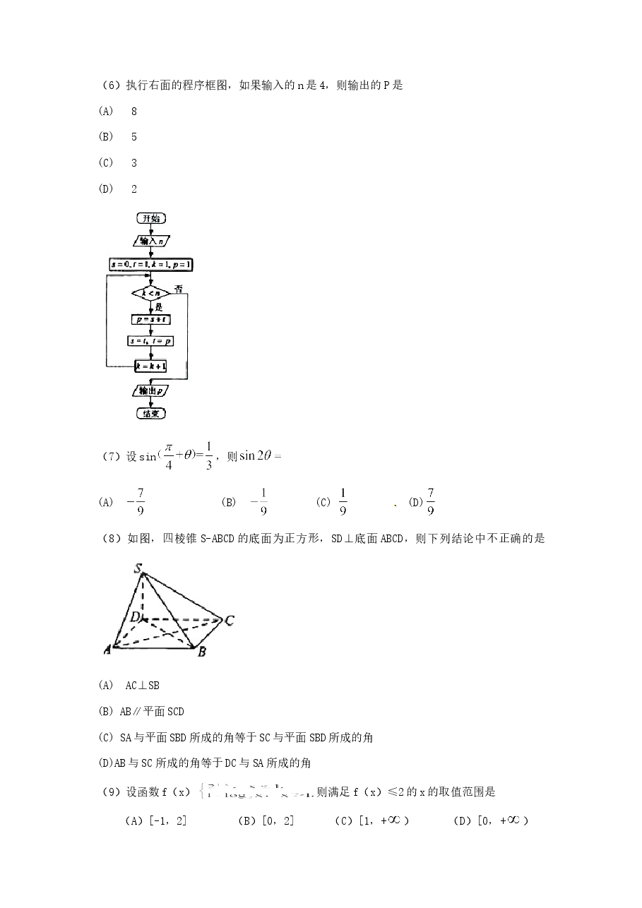 2011年辽宁高考理科数学真题及答案.doc,第2页预览
