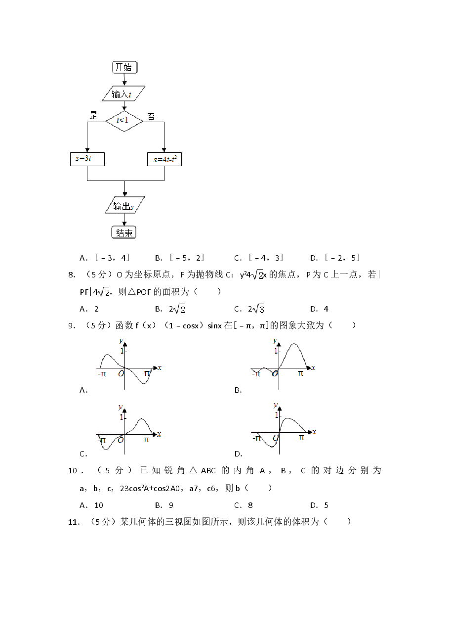 2013年全国统一高考数学试卷(文科)(新课标ⅰ)(含解析版)(1).doc,第2页预览