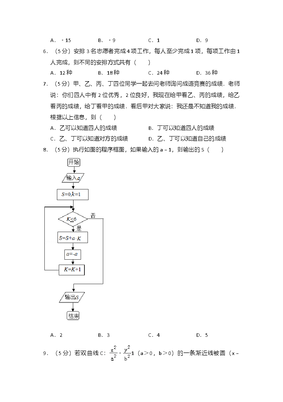 2017年全国统一高考数学试卷(理科)(新课标ⅱ)(含解析版).doc,第2页预览
