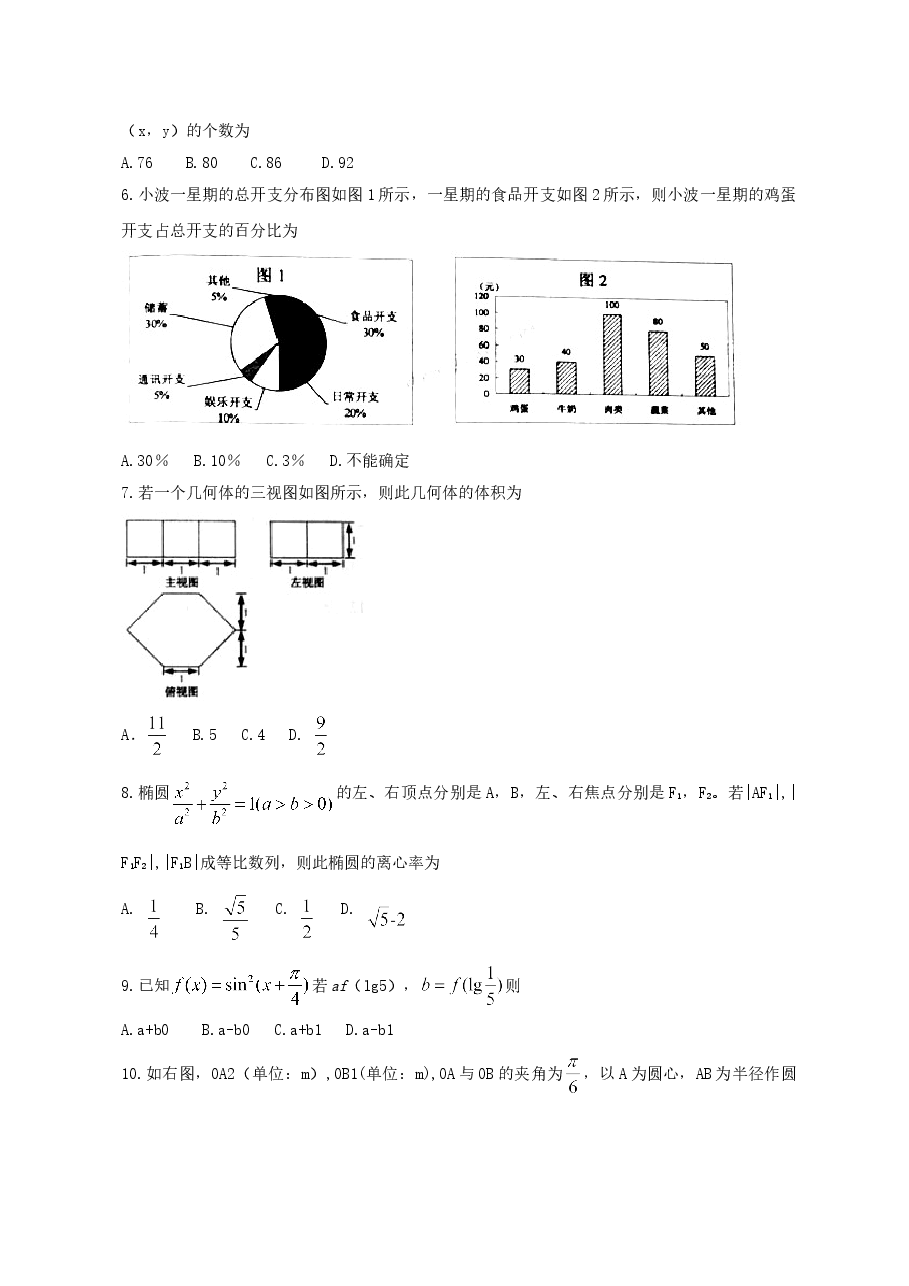 2012年江西高考文科数学试题及答案.doc,第2页预览