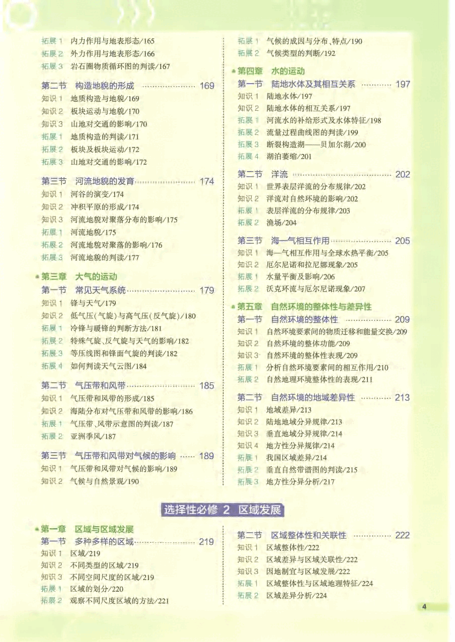 2023版《高中知识清单》地理(新教材版).pdf,第4页预览