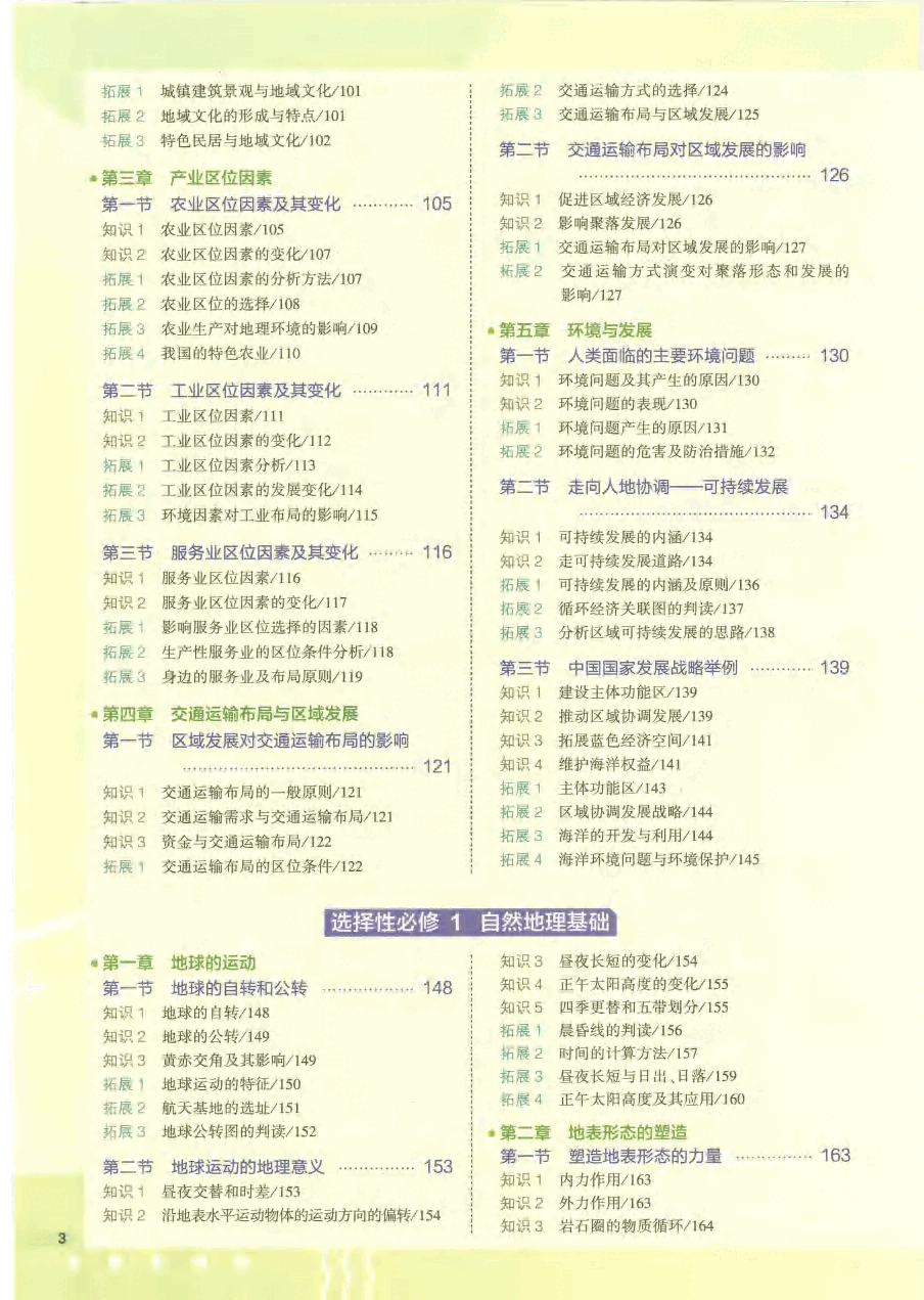 2023版《高中知识清单》地理(新教材版).pdf,第3页预览