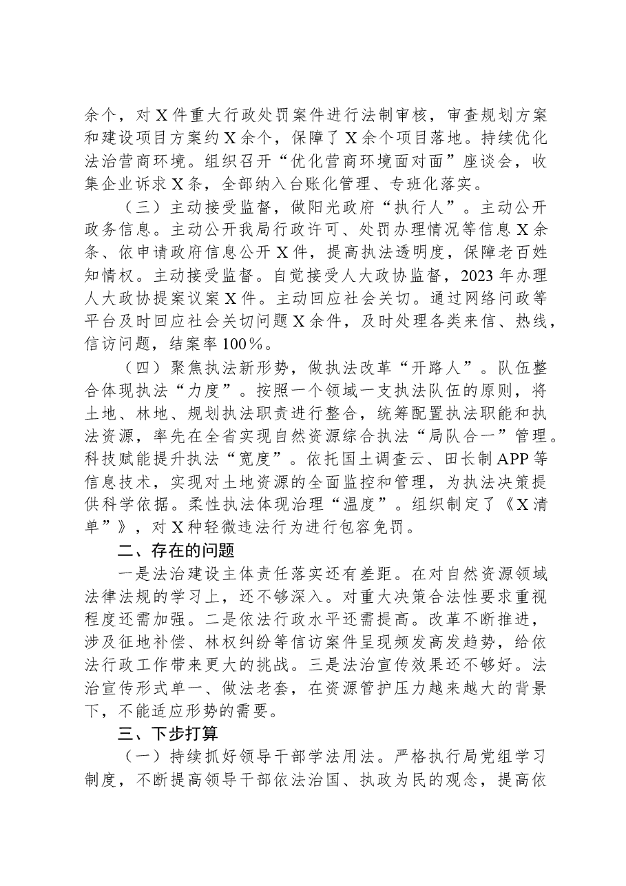 党组书记履行法治建设第一责任人述法报告.docx，第2页预览