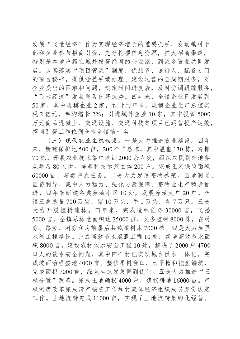 乡镇政府工作报告总结.docx，第2页预览