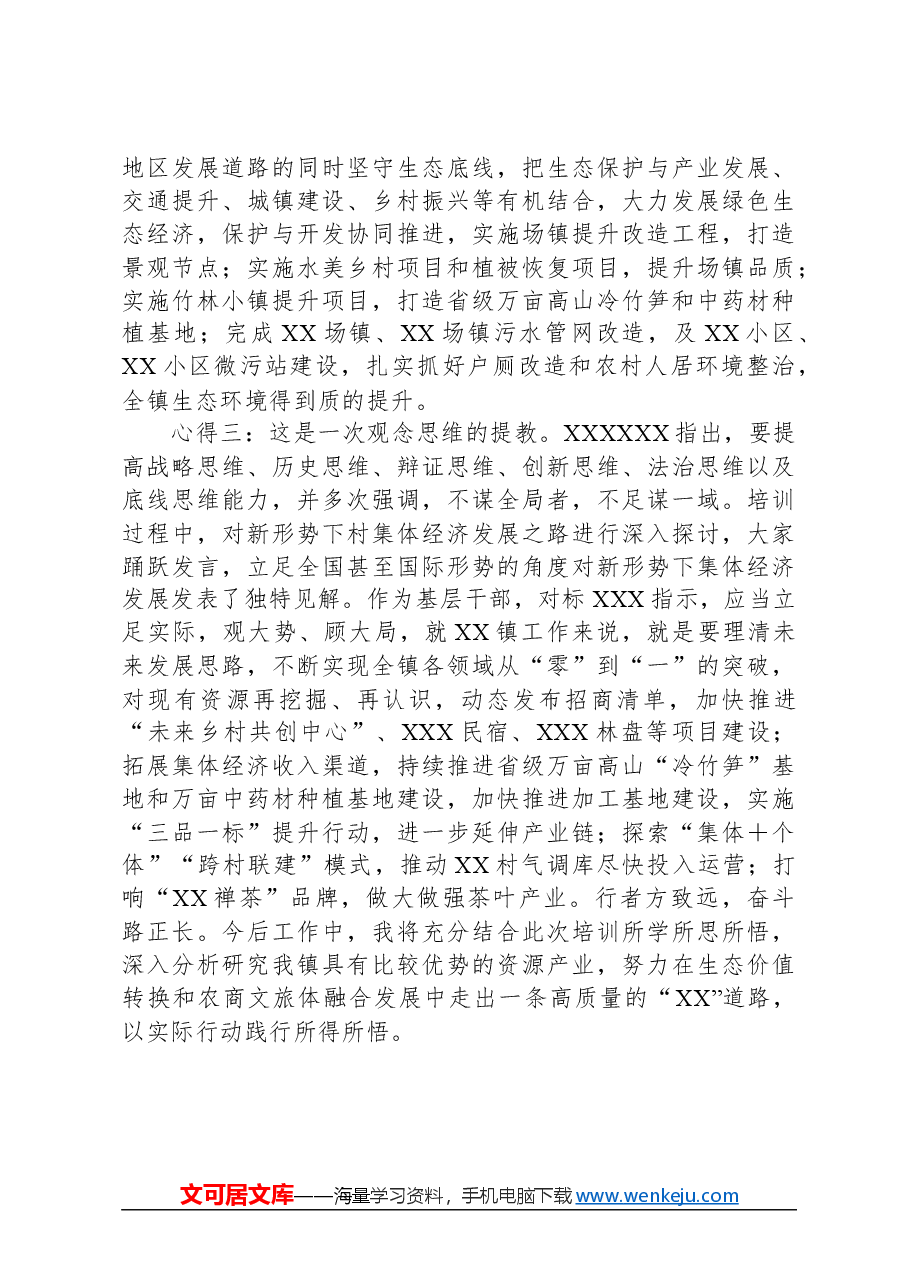 “镇党委书记政治能力、履职能力提升”专题培训心得体会.docx,第2页预览