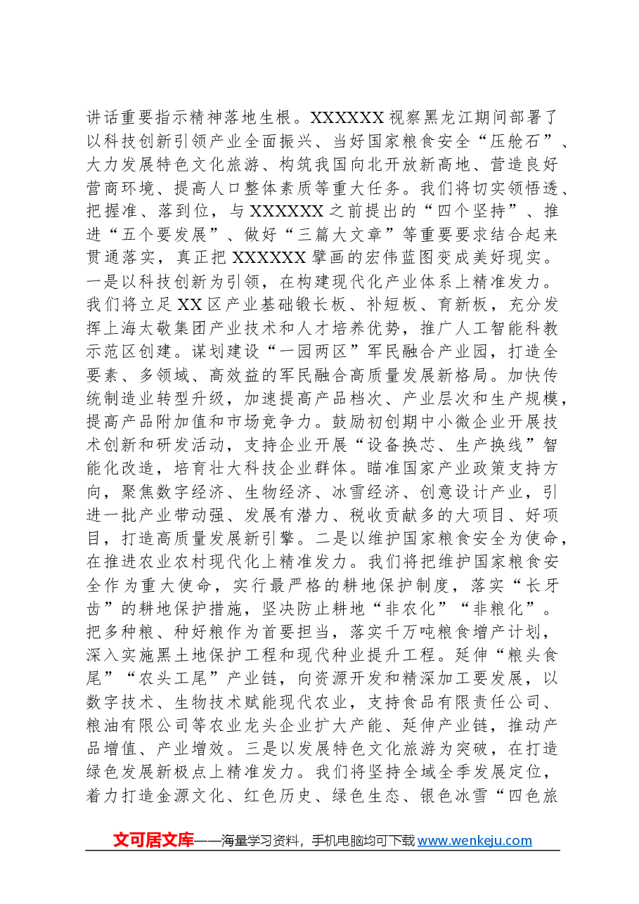 在2024年县(市、区)党委主要领导座谈会上的交流发言.docx,第2页预览