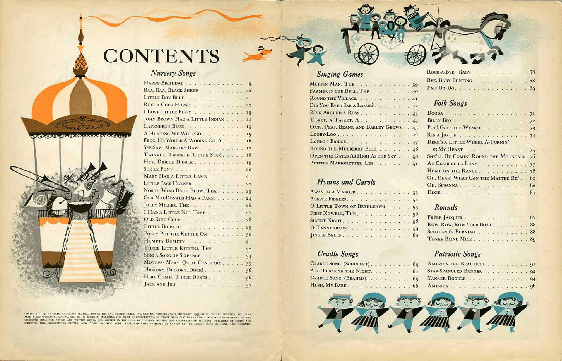 The New Golden Song Book (Giant Golden Book) (1955) (Mary Blair).pdf,第4页预览
