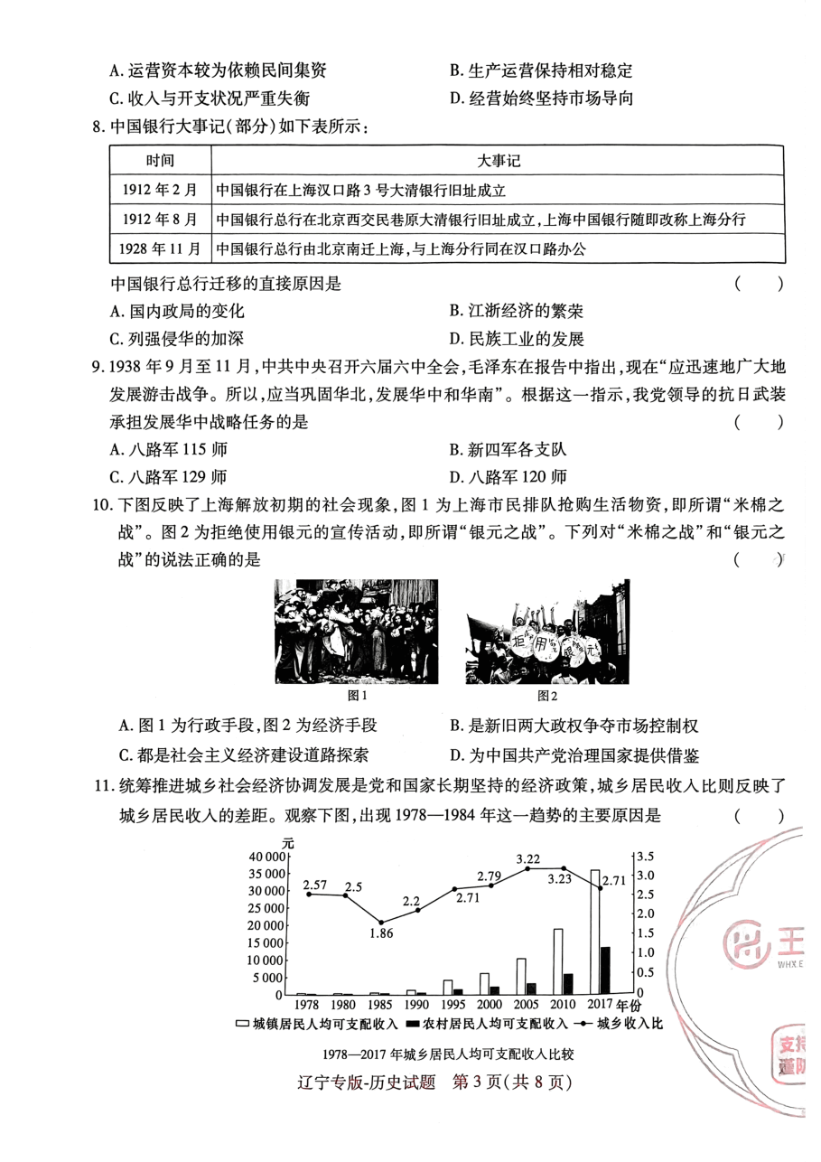 高考押题卷2023-辽宁专版-历史.pdf,第3页预览