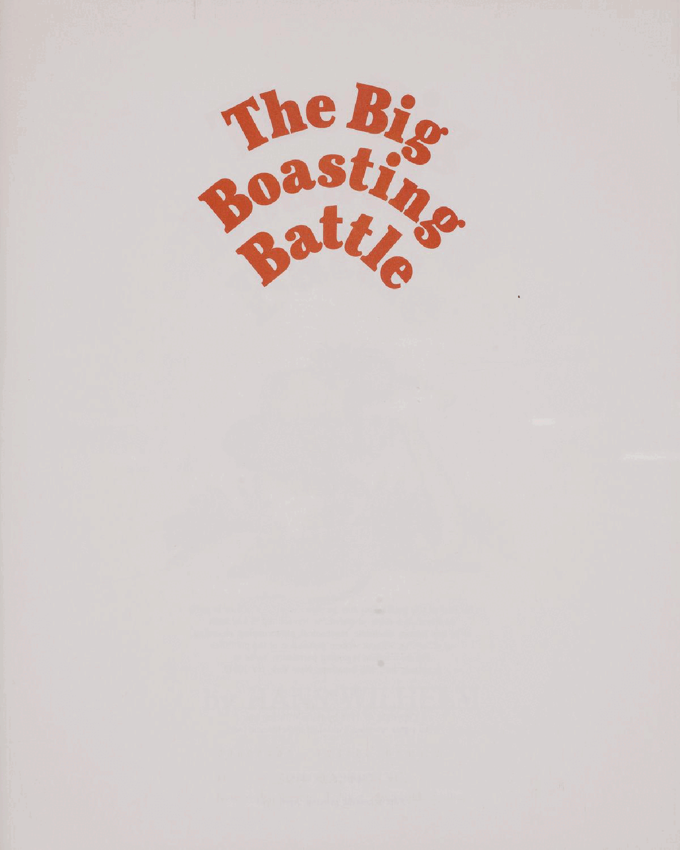 The Big Boasting Battle - Hans Wilhelm (1995) (c2c) (ICDL).pdf,第3页预览