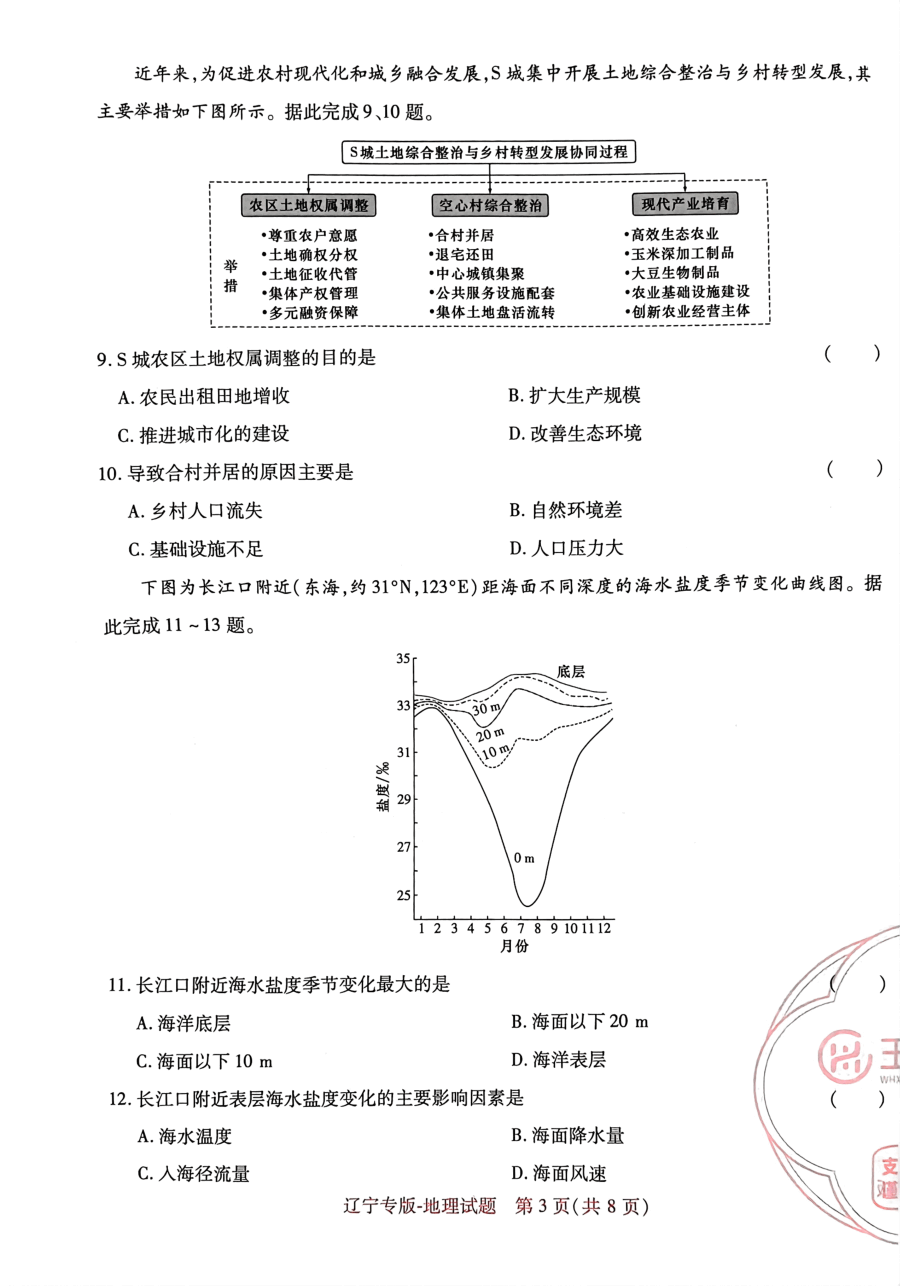 高考押题卷2023-辽宁专版-地理.pdf,第3页预览