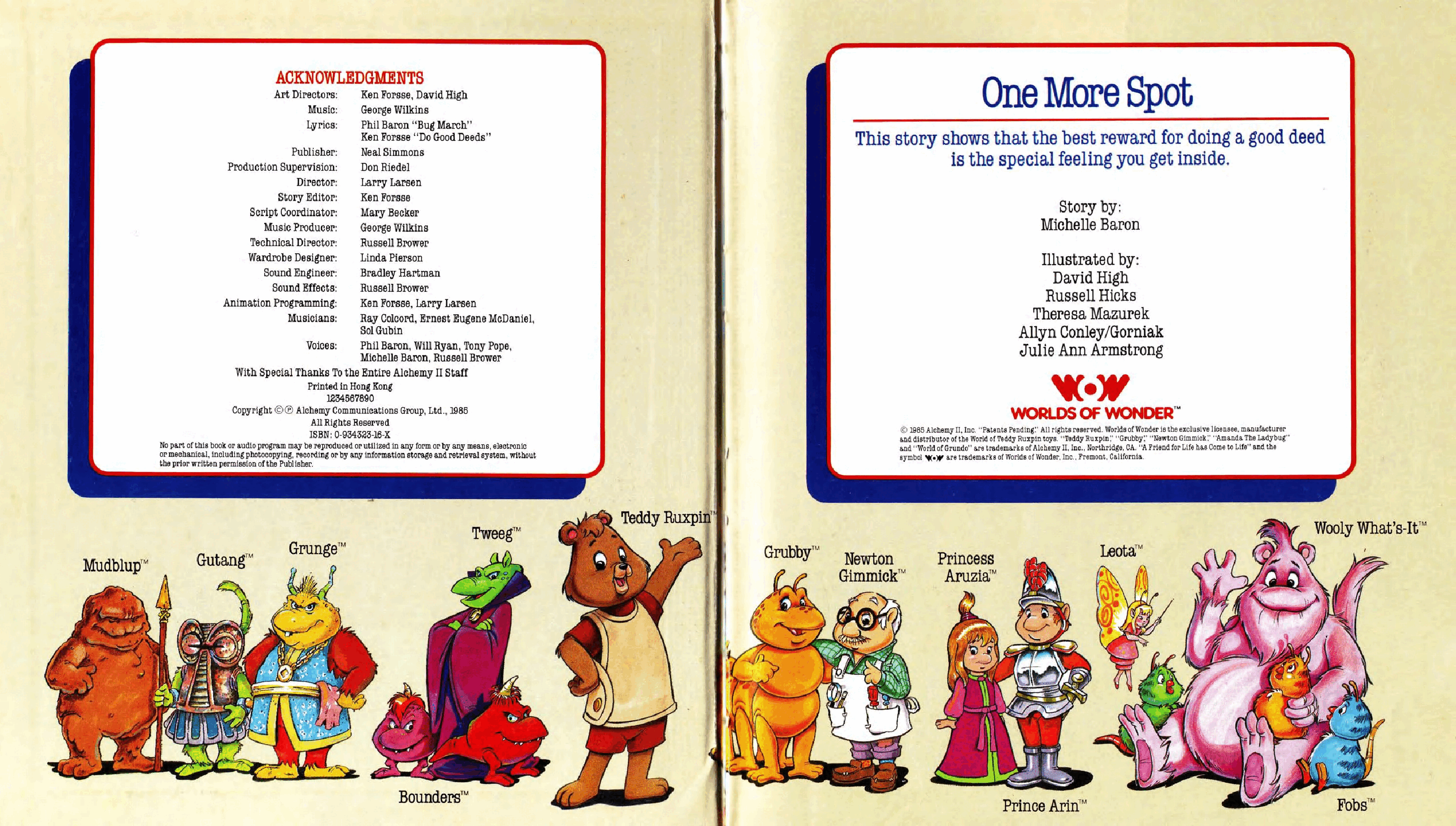 Teddy Ruxpin - One More Spot(1985 - Worlds of Wonder - c2c - getfreedregs).pdf,第3页预览