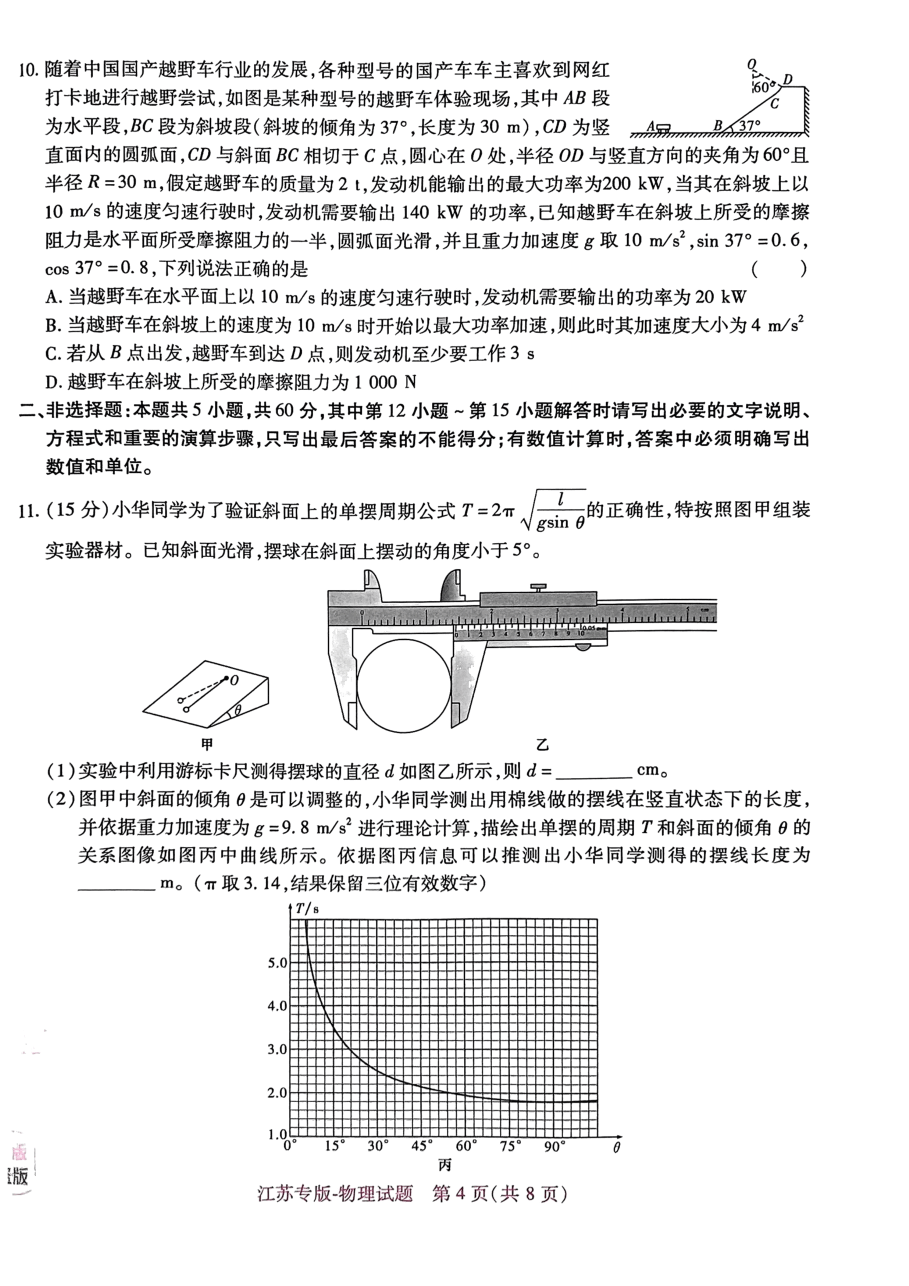 高考押题卷2023--江苏专版-物理.pdf,第4页预览