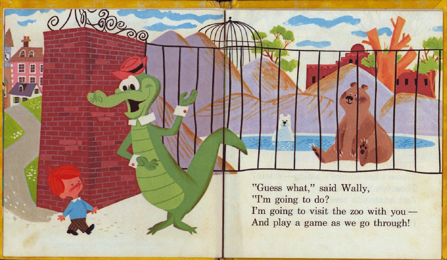 Tell-a-Tale #2506 - Hanna-Barbera's Wally Gator - Guess What's Hiding at the Zoo.pdf,第2页预览
