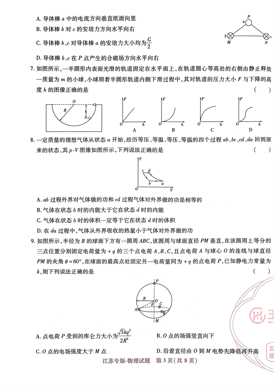 高考押题卷2023--江苏专版-物理.pdf,第3页预览