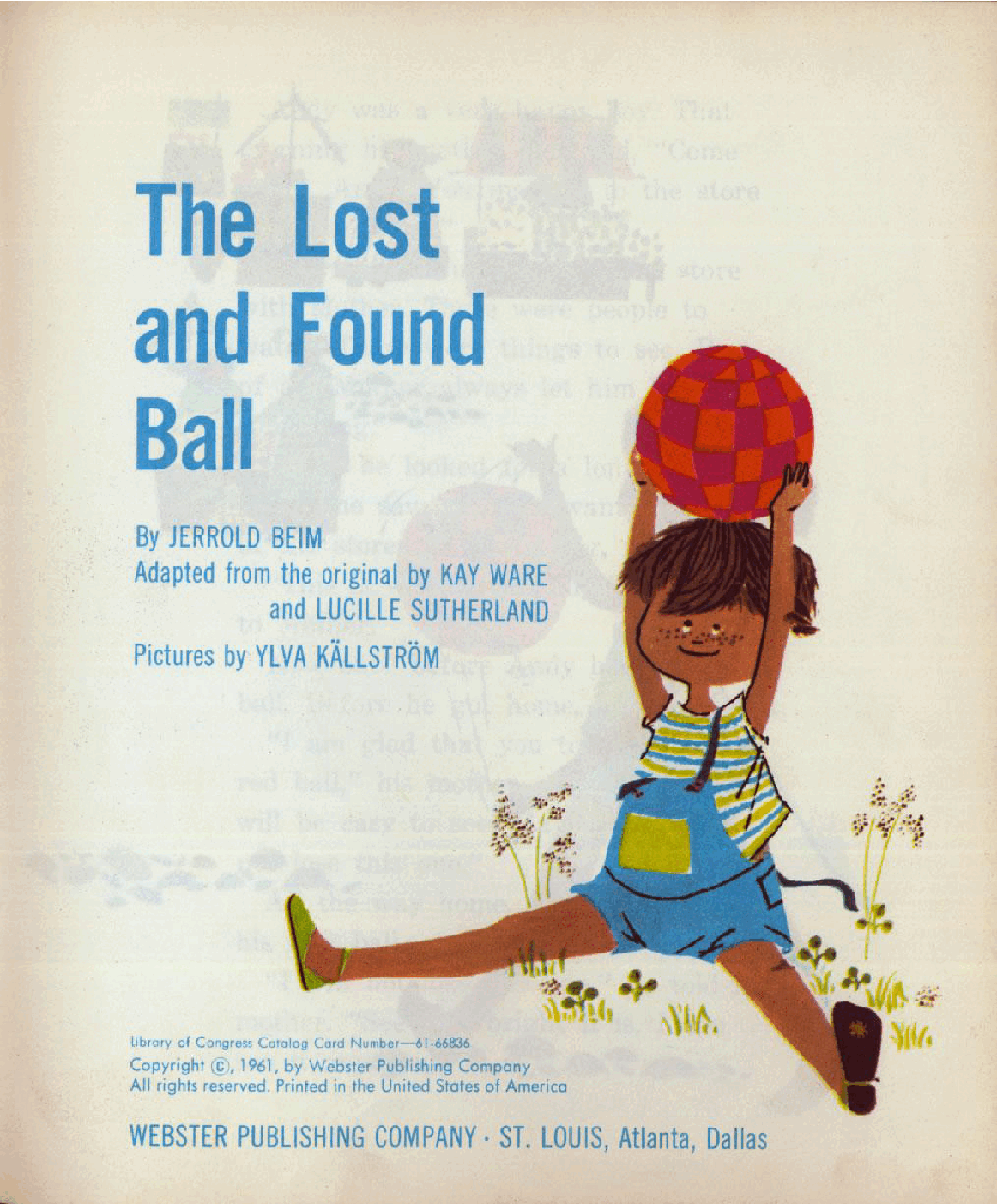 The Lost and Found Ball (1961) (Read For Fun Series - Webster) (Freckled Derelict).pdf,第2页预览