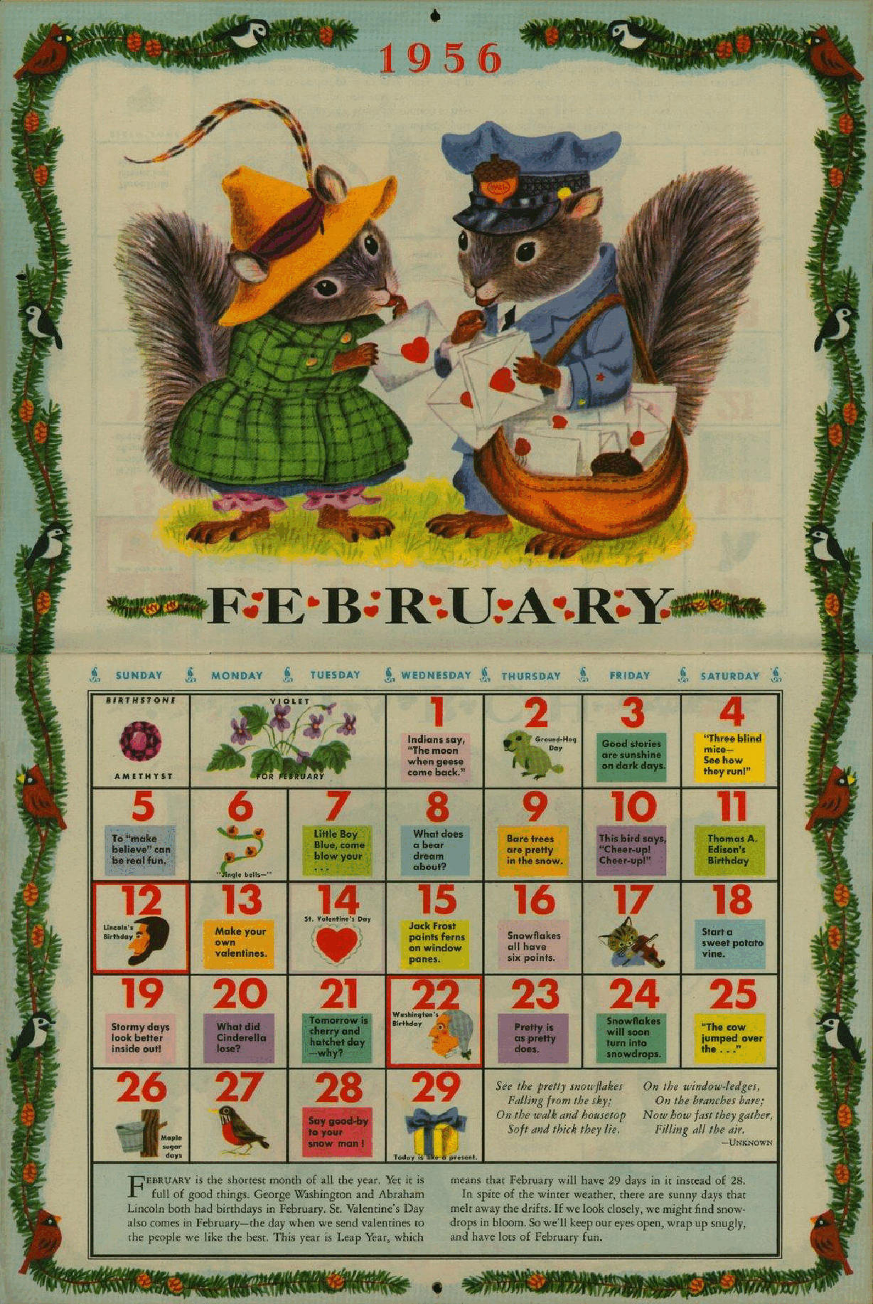 The Golden Calendar 1956 (1955) (Richard Scarry) (goldengems).pdf，第3页预览