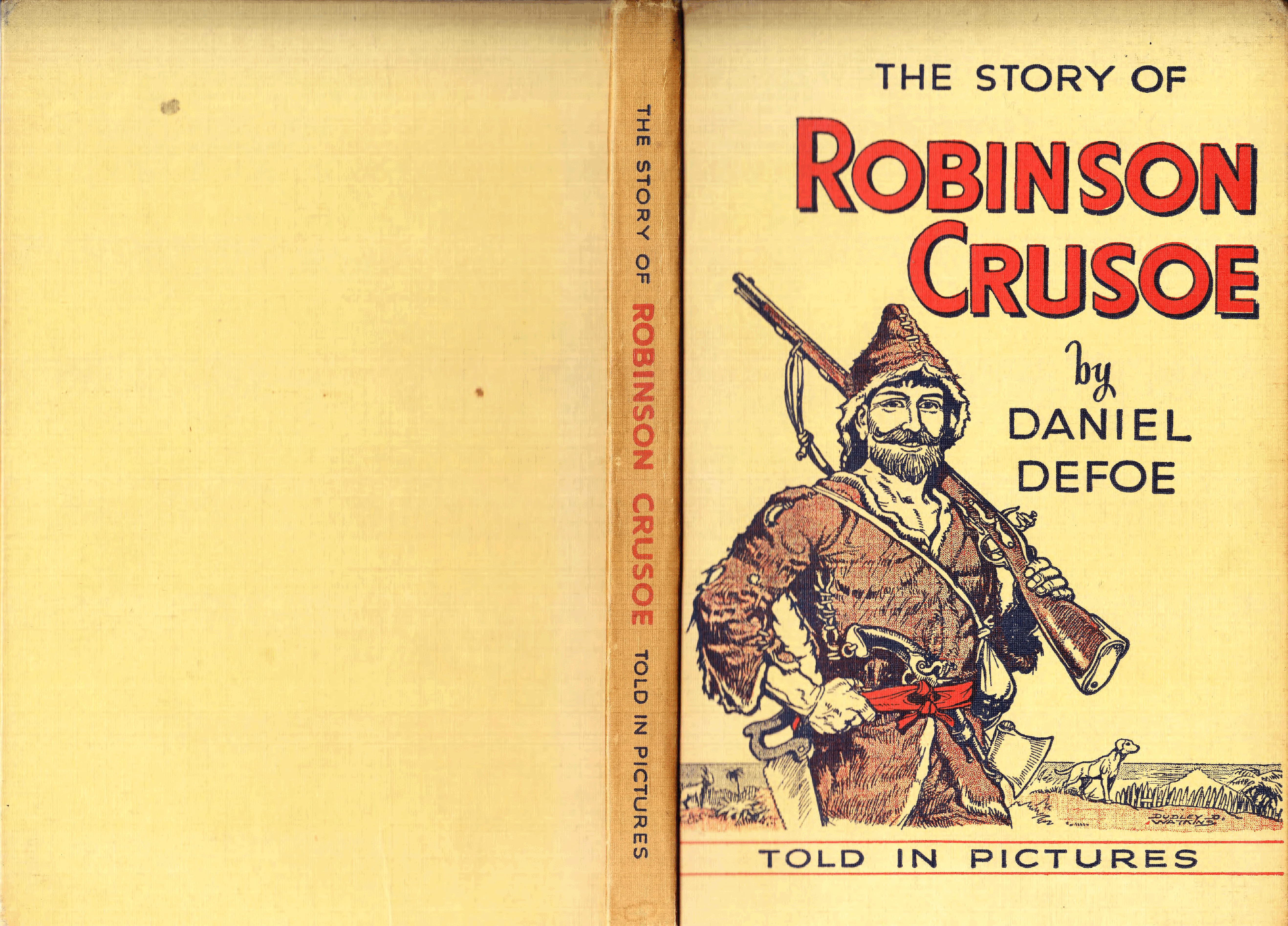 The Story Of Robinson Crusoe - Told In Pictures (1952) (Dudley Watkins).pdf,第2页预览