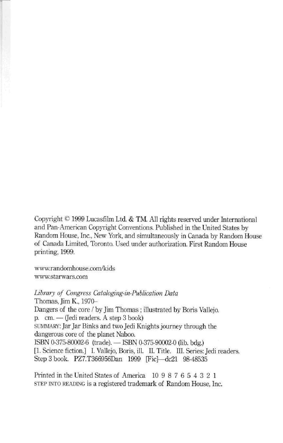 Star Wars Episode I - Dangers of the Core (Random House) (1999).pdf,第3页预览
