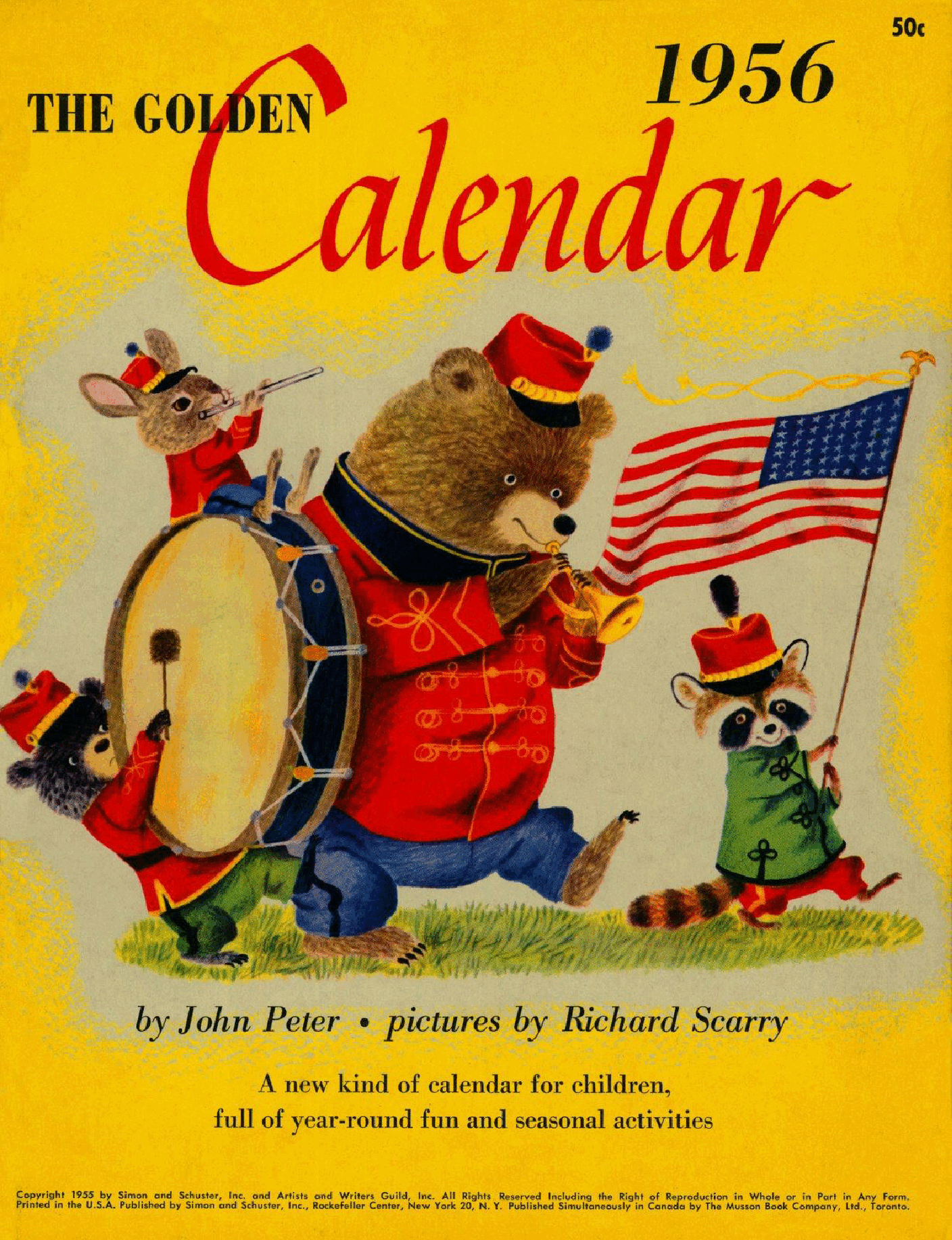The Golden Calendar 1956 (1955) (Richard Scarry) (goldengems).pdf，第1页预览