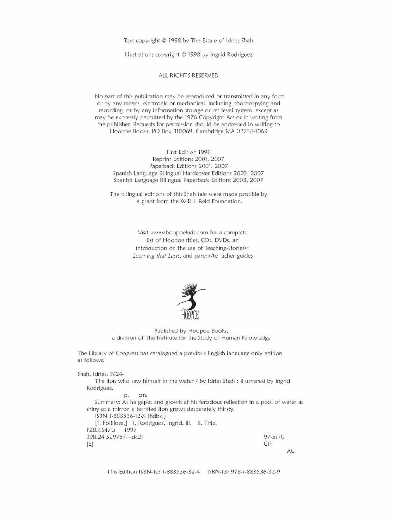 The Lion Who Saw Himself in the Water (2008) (c2c) (ICDL).pdf,第2页预览