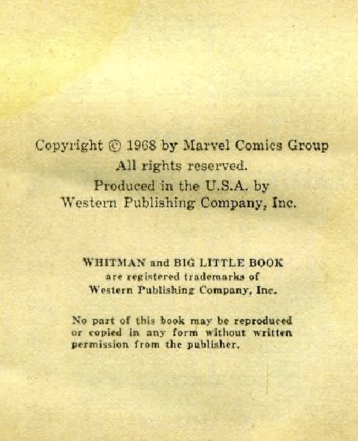 The Fantastic Four in the House of Horrors (Big Little Book 2019) (1968).pdf，第4页预览