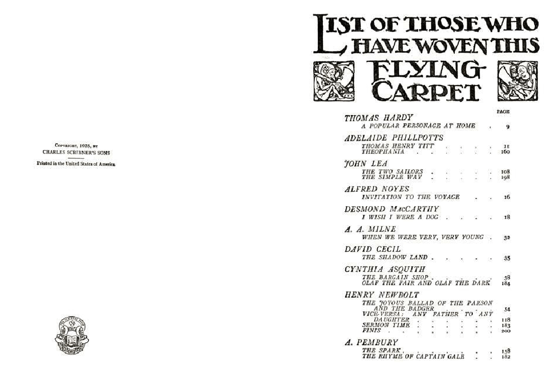 The Flying Carpet (Charles Scribner's Sons) (1925).pdf，第3页预览