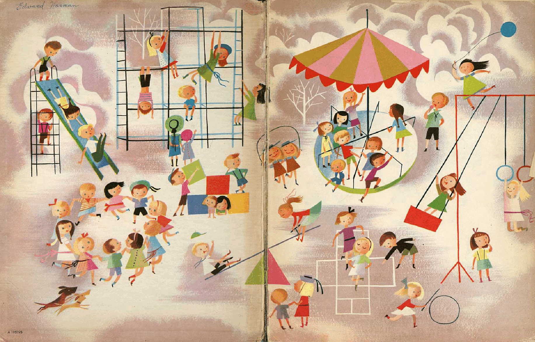 The New Golden Song Book (Giant Golden Book) (1955) (Mary Blair).pdf,第2页预览