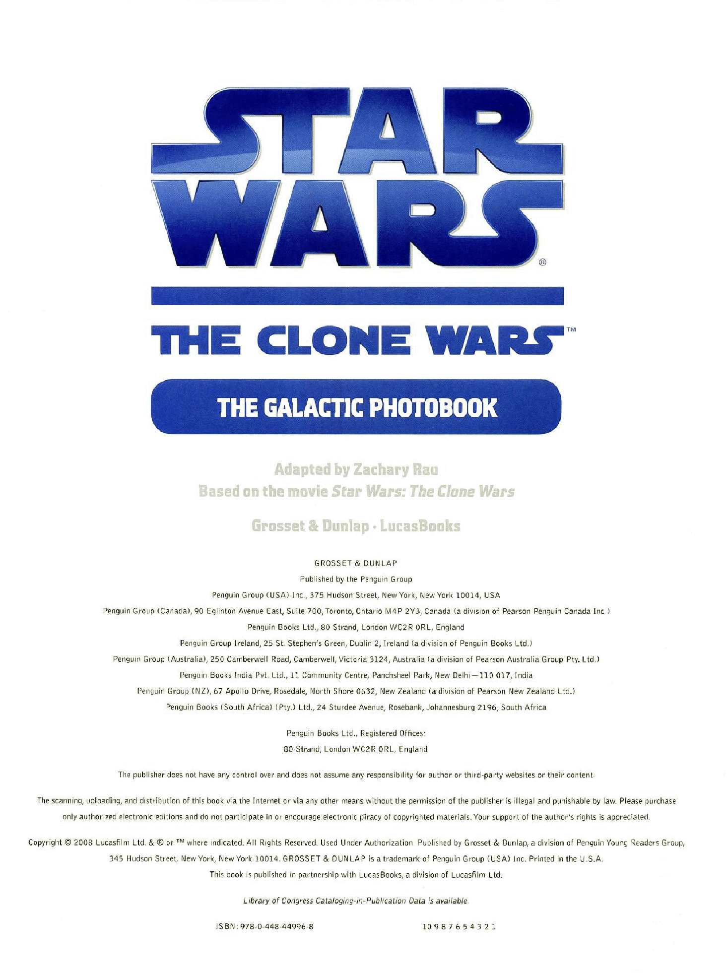 Star Wars The Clone Wars - The Galactic Photobook (Penguin Books) (2008) (Plaristes-v).pdf,第3页预览