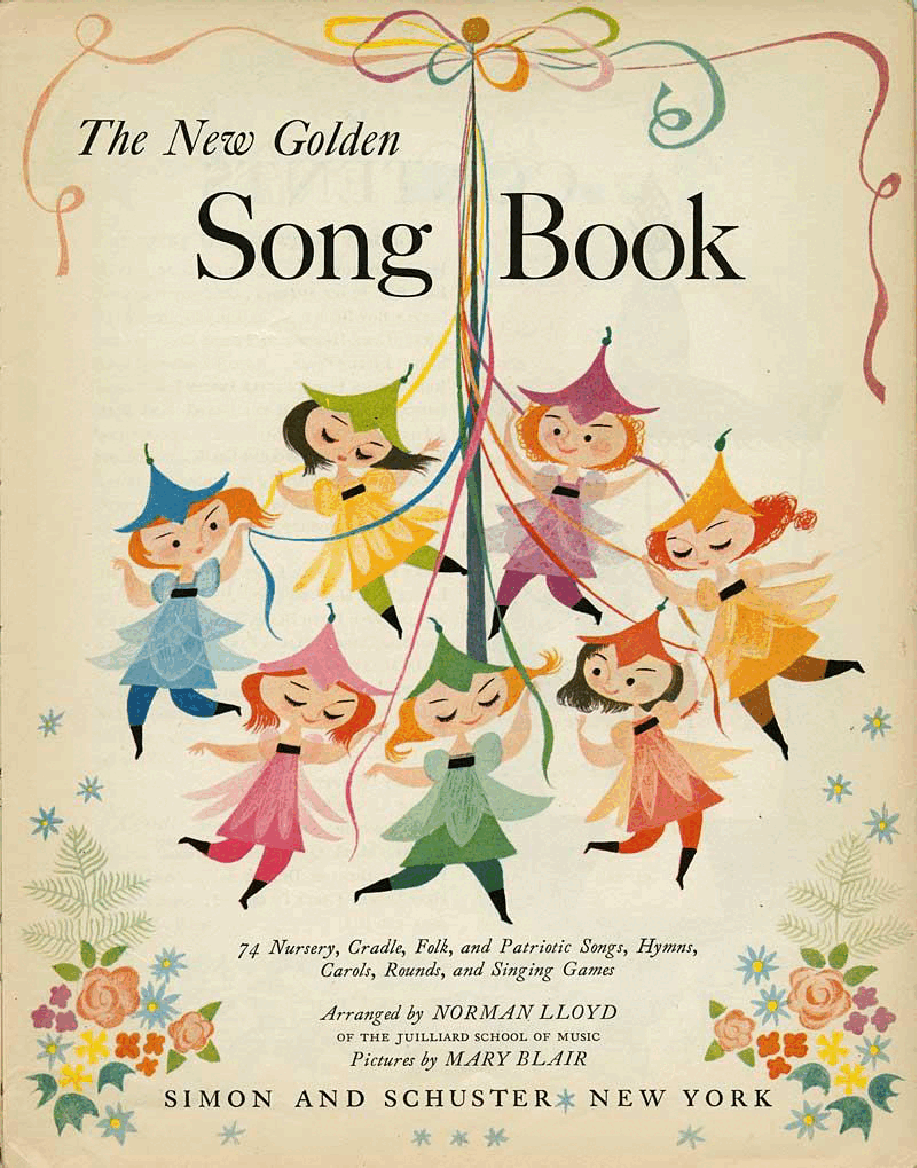 The New Golden Song Book (Giant Golden Book) (1955) (Mary Blair).pdf,第3页预览